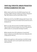 WAPS SSgt WEIGHTED AIRMAN PROMOTION SYSTEM EXAMINATION TEST 2026