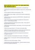 MASS HOISTING EVALUATION TEST EXAM QUESTIONS AND ANSWERS RATED A&period;pdf