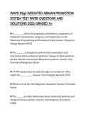 WAPS SSgt WEIGHTED AIRMAN PROMOTION SYSTEM TEST PAPER QUESTIONS AND SOLUTIONS 2026 GRADED A&plus;