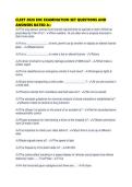 CLEET 2026 EOC EXAMINATION SET QUESTIONS AND ANSWERS RATED A&plus;