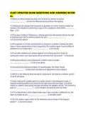 CLEET UPDATED EXAM QUESTIONS AND ANSWERS RATED A&plus;