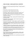 HNG 540 EXAM 1 EXAM QUESTIONS & ANSWERS