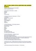 NUR 111 FINAL EXAM ACTUAL QUESTIONS AND ANSWERS RATED A&plus;