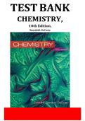 Test Bank - for Chemistry 10th Edition by Steven Zumdahl&comma; Susan Zumdahl&comma; Donald J&period; DeCoste&comma; &vert;ISBN-9781305957404 &vert;All Chapter 1-22 &vert; Complete Guide A&plus;