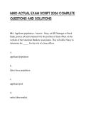 MNO ACTUAL EXAM SCRIPT 2026 COMPLETE QUESTIONS AND SOLUTIONS