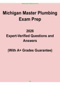 Michigan Master Plumbing Exam Prep PDF 2025&colon; Complete Licensing Study Guide