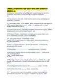 LIFEGUARD INSTRUCTOR QUESTIONS AND ANSWERS GRADED A&plus;