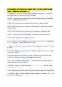 LIFEGUARD INSTRUCTOR 2026 TEST PAPER QUESTIONS AND ANSWERS GRADED A&plus;
