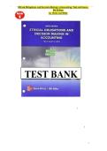 Test Bank for Ethical Obligations and Decision-Making in Accounting 6th Edition &vert; Steven M&period; Mintz & Roselyn E&period; Morris &vert; Verified Questions & Answers &vert; 2025&sol;2026 Update