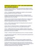 LIFEGUARD INSTRUCTOR LATEST 2026 EXAM QUESTIONS AND ANSWERS GRADED A&plus;
