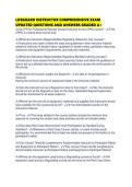 LIFEGUARD INSTRUCTOR COMPREHENSIVE EXAM UPDATED QUESTIONS AND ANSWERS GRADED A&plus;