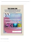 Test Bank For Gould's Pathophysiology for the Health Professions 8th Edition by Karin C&period; VanMeter&semi; Robert J Hubert &vert; Complete Guide&comma; Latest Update