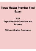 Texas Master Plumber Exam PDF 2025&colon; Complete Licensing & Study Guide