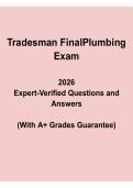 Tradesman Plumbing Exam PDF 2025&colon; Complete Study & Practice Guide