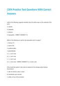 CSFA Practice Test Questions With Correct Answers