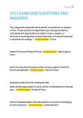 CFCI EXAM 2026 QUESTIONS AND ANSWERS&period;