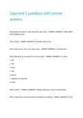 Cppa test 2 questions with correct answers&period;