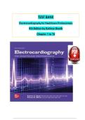 TEST BANK Electrocardiography for Healthcare Professionals 6th Edition by Kathryn Booth Chapter 1 to 15 COMPLETE QUESTIONS AND ANSWERS&lpar;LATEST&rpar;