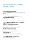 NPMA CPPA EXAM QUESTIONS WITH CORRECT ANSWERS&period;