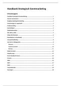 Samenvatting Handboek Strategisch Eventmarketing &ndash; Alle verplichte theorie voor het portfolio-assessment &lpar;AD Eventmanager HU&rpar;