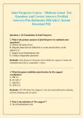 Joint Firepower Course &ndash; Midterm Actual  Test Questions And Correct Answers &lpar;Verified Answers&rpar; Plus Rationales 2026 Q&A &vert; Instant Download Pdf&period;
