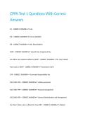CPPA Test 1 Questions With Correct Answers&period;