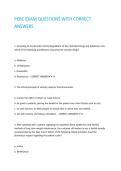 PEBC EXAM QUESTIONS WITH CORRECT ANSWERS