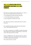 WGU C787 STUDY GUIDE ACTUAL ASSESSMENT QUIZ Q&A 2026 100&percnt; CORRECT&period;
