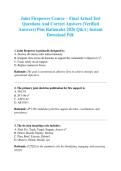 Joint Firepower Course &ndash; Final Actual Test Questions And Correct Answers &lpar;Verified Answers&rpar; Plus Rationales 2026 Q&A &vert; Instant Download Pdf&period;