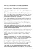 BUS 203 FINAL EXAM QUESTIONS & ANSWERS