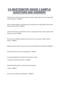California Wastewater Treatment Operator Grade 3 Certification &ndash; CA Wastewater Grade 3 exam preparation and study material