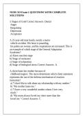 NURS 313 Exam 1 QUESTIONS WITH COMPLETE SOLUTIONS