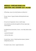 MODULE 1 PORTAGE EXAM 2026 QUESTIONS AND ANSWERS 100&percnt; SOLVED