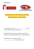 Dispatcher Practice Test Exam &ndash; Updated Questions and Answers &lpar;A&plus; Graded&comma; Latest Version&rpar;