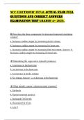 NCC ELECTRONIC FETAL ACTUAL EXAM FULL QUESTIONS AND CORRECT ANSWERS EXAMINATION TEST GRADED A&plus; 2026&period;