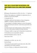 WGU D352 EXAM PREP QUESTIONS AND SOLUTIONS 2026 FULL SOLUTION GRADED A&plus;