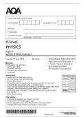 AQA AS PHYSICS PAPER 3 QP MAY JUNE 2025 &lpar;3&rpar;