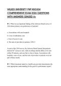 WILKES UNIVERSITY FNP NSG554 COMPREHENSIVE EXAM 2026 QUESTIONS WITH ANSWERS GRADED A&plus;