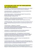 S-130 WILDLAND LATEST 2026 TEST PAPER QUESTIONS AND ANSWERS GRADED A&plus;