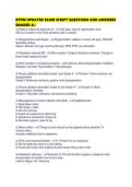 RTPM UPDATED EXAM SCRIPT QUESTIONS AND ANSWERS GRADED A&plus;