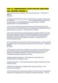 CON 237 COMPREHENSIVE EXAM UPDATED QUESTIONS AND ANSWERS GRADED A&plus;