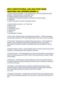 MPTC CONSTITUTIONAL LAW 2026 STUDY GUIDE QUESTIONS AND ANSWERS GRADED A&plus;