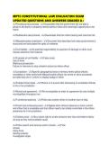 MPTC CONSTITUTIONAL LAW EVALUATION EXAM UPDATED QUESTIONS AND ANSWERS GRADED A&plus;