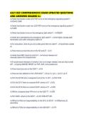 A321 KSV COMPREHENSIVE EXAM UPDATED QUESTIONS AND ANSWERS GRADED A&plus;