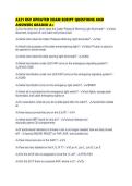 A321 KSV UPDATED EXAM SCRIPT QUESTIONS AND ANSWERS GRADED A&plus;