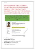 I-HUMAN CASE STUDY FOR A  65-YEAR-OLD  FEMALE WITH CHRONIC INSOMNIA &lpar;TROUBLE  SLEEPING&rpar; - WEEK 9" CLASS 6531 WALDEN  UNIVERSITY FULL CASE STUDY WITH  SOAP NOTE&comma;  DIAGNOSIS & MANAGEMENT PLAN LATEST 2026 