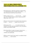 NEIEP 800 SKILL VERIFICATION & STRUCTURED STUDY FULL ANSWERS 2026&period;