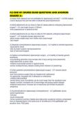FLS END OF COURSE EXAM QUESTIONS AND ANSWERS GRADED A&plus;