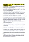 FLORIDA 240 LATEST 2026 EXAM TEST QUESTIONS AND ANSWERS GRADED A&plus;