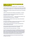FLORIDA 240 PRACTICE EXAM TIPS QUESTIONS AND ANSWERS GRADED A&plus;